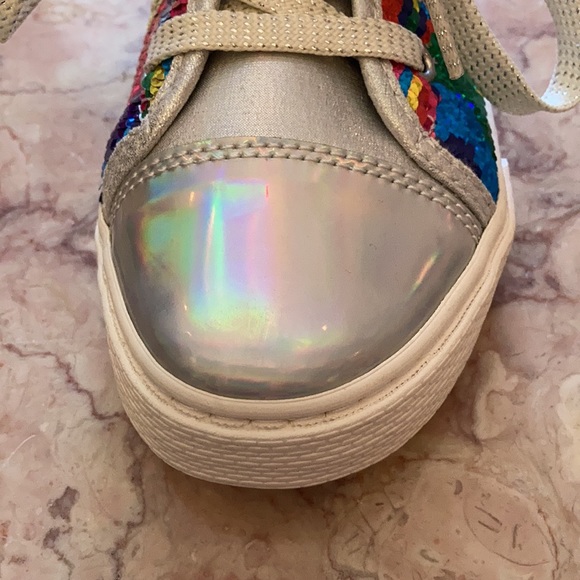 Girls Palace all color high top shoes, size 1 - Picture 3 of 5
